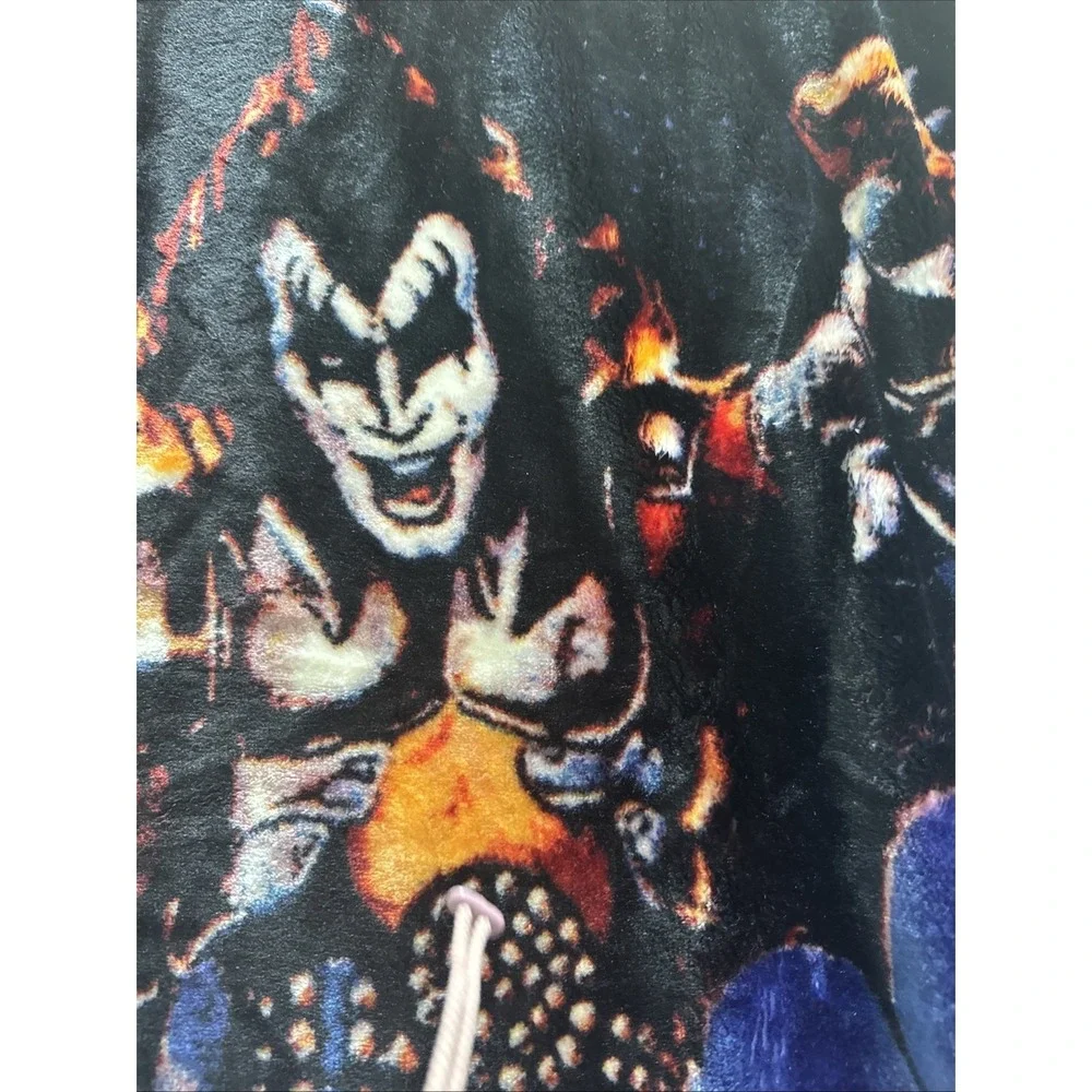 KISS Destroyer Plush Blanket Throw NWOT 58x70